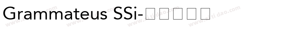 Grammateus SSi字体转换